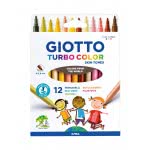 Giotto Turbo Color Skin Tones 12Pcs 000526900 8000825035531