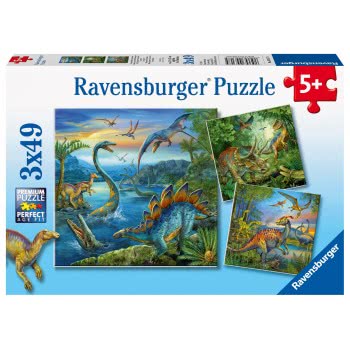 Ravensburger Παζλ 3X49 Τεμ. Δεινόσαυροι 09317 4005556093175