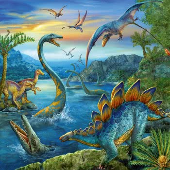 Ravensburger Παζλ 3X49 Τεμ. Δεινόσαυροι 09317 4005556093175