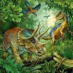 Ravensburger 3X49 Pcs Puzzle Dinosaurs 09317 4005556093175