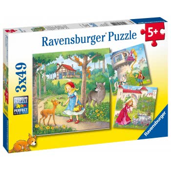 Ravensburger 3X49 Pcs Puzzle Little Princesses 08051 4005556080519