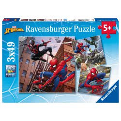 Ravensburger 3X49 Pcs Puzzle Spiderman 08025 4005556080250