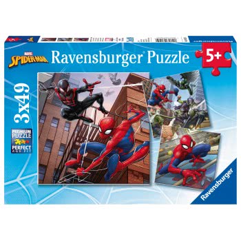 Ravensburger Παζλ 3X49 Τεμ. Spiderman 08025 4005556080250
