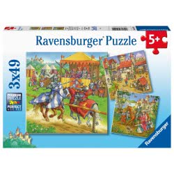 Ravensburger Παζλ 3X49 Τεμ. Ιππότες 05150 4005556051502