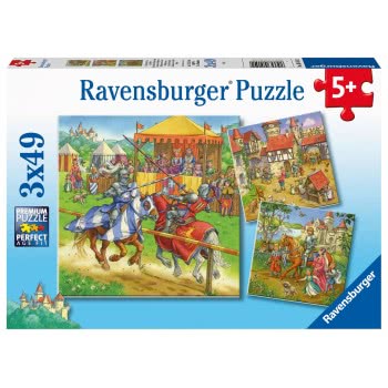 Ravensburger Παζλ 3X49 Τεμ. Ιππότες 05150 4005556051502
