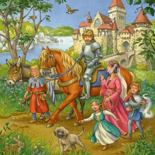 Ravensburger 3X49 Pcs Puzzle Knights 05150 4005556051502