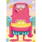 Ravensburger 2X24 Pcs Mix And Match Puzzle Monsters 05135 4005556051359