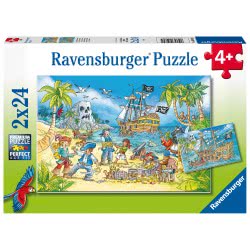 Ravensburger Παζλ 2X24 Τεμ. Πειρατές 05089 4005556050895