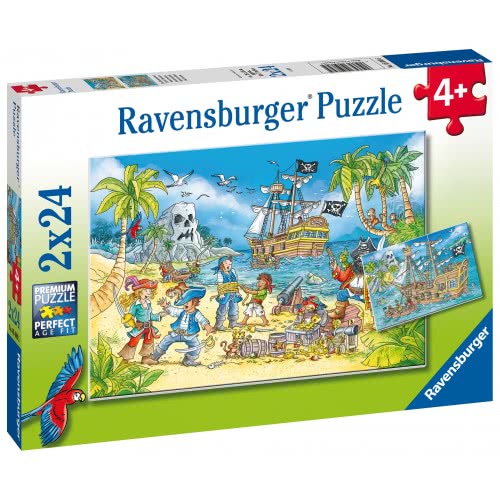 Ravensburger 2X24 Pcs Puzzle Pirates 05089 4005556050895