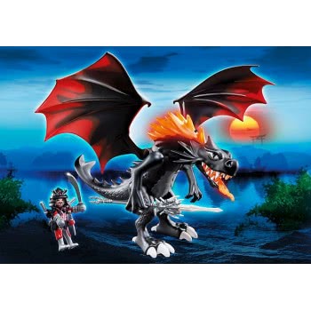 Playmobil Γιγάντιος Δράκος-Μαχητής Με Φωτιά LED 5482 4008789054821