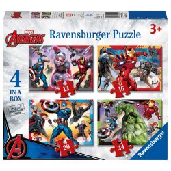 Ravensburger Παζλ 4 Σε 1 Avengers 06942 4005556069422
