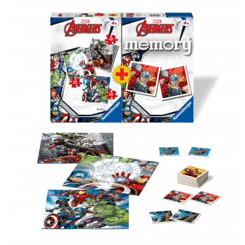 Ravensburger Memory + 3 Παζλ Avengers 20674 4005556206742