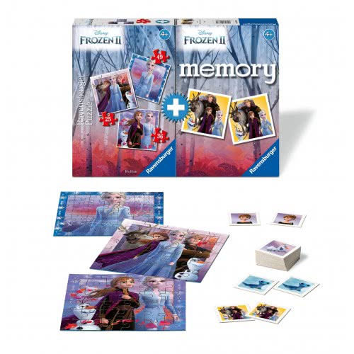 Ravensburger Memory + 3 Puzzles Frozen II 20673 4005556206735