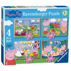 Ravensburger 4 In A Box Puzzle Peppa Pig 06958 4005556069583