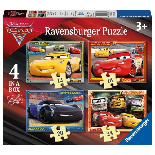 Ravensburger 4 In A Box Puzzle Cars 06894 4005556068944