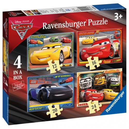 Ravensburger 4 In A Box Puzzle Cars 06894 4005556068944