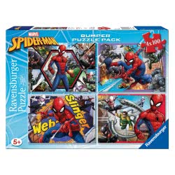 Ravensburger Παζλ 4X100 Τεμ. Spiderman 06914 4005556069149
