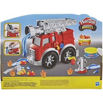 Hasbro Play-Doh Wheels Fire Engine Playset With 2 Non-Toxic Modeling Compound Cans F0649 5010993792245