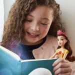Hasbro Disney Princess Royal Shimmer Belle Doll, Κούκλα Μόδας Με Φούστα Και Αξεσουάρ F0882 / F0898 5010993785940