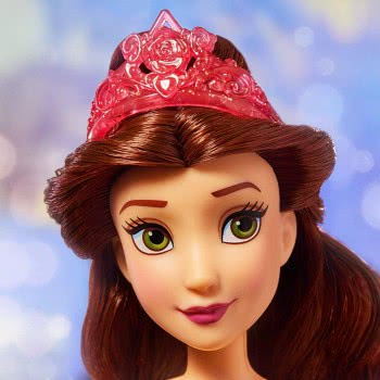 Hasbro Disney Princess Royal Shimmer Belle Doll, Fashion Doll With Skirt And Accessories F0882 / F0898 5010993785940
