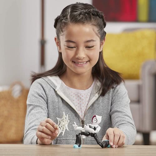 Hasbro Spider-Man Marvel Bend And Flex Ghost-Spider Action Figure Toy, 15-Cm Flexible E7335 / E7688 5010993791767