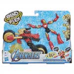 Hasbro Marvel Avengers Bend And Flex, Flex Rider Iron Man Και Μοτοσικλέτα 2 Σε 1 F0244 5010993792078