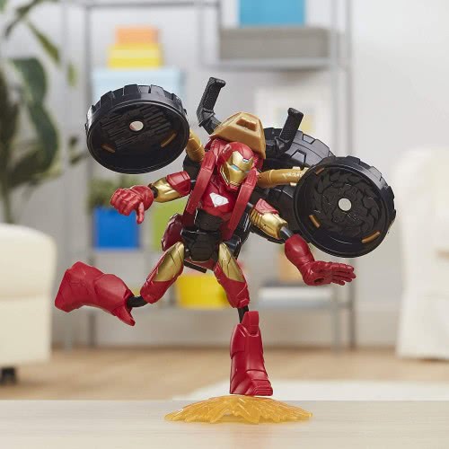 Hasbro Marvel Bend And Flex, Flex Rider And 2-In-1 Motorcycle F0244 5010993792078
