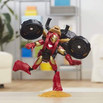 Hasbro Marvel Avengers Bend And Flex, Flex Rider Iron Man Και Μοτοσικλέτα 2 Σε 1 F0244 5010993792078