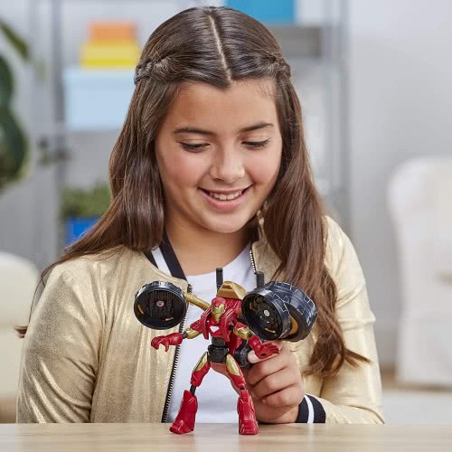 Hasbro Marvel Avengers Bend And Flex, Flex Rider Iron Man Και Μοτοσικλέτα 2 Σε 1 F0244 5010993792078