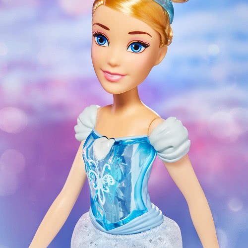 Hasbro Disney Princess Royal Shimmer Cinderella Doll, Fashion Doll With Skirt And Accessories F0881 / F0897 5010993779048