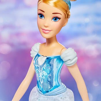 Hasbro Disney Princess Royal Shimmer Cinderella Doll, Fashion Doll With Skirt And Accessories F0881 / F0897 5010993779048