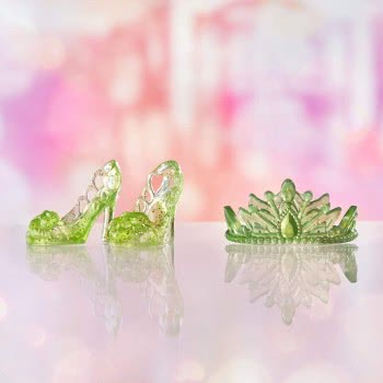 Hasbro Disney Princess Royal Shimmer Tiana Doll, Κούκλα Μόδας Με Φούστα Και Αξεσουάρ F0882 / F0901 5010993785964