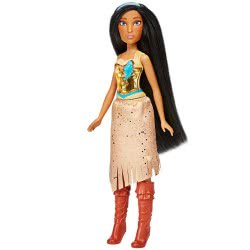 Hasbro Disney Princess Royal Shimmer Pocahontas Doll, Fashion Doll With Skirt And Accessories F0883 / F0904 5010993786152