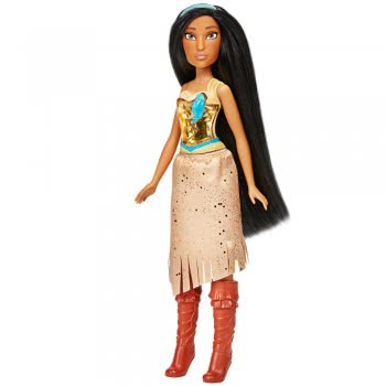 Hasbro Disney Princess Royal Shimmer Pocahontas Doll, Κούκλα Μόδας Με Φούστα Και Αξεσουάρ F0883 / F0904 5010993786152