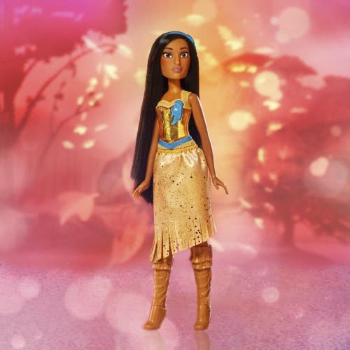 Hasbro Disney Princess Royal Shimmer Pocahontas Doll, Fashion Doll With Skirt And Accessories F0883 / F0904 5010993786152