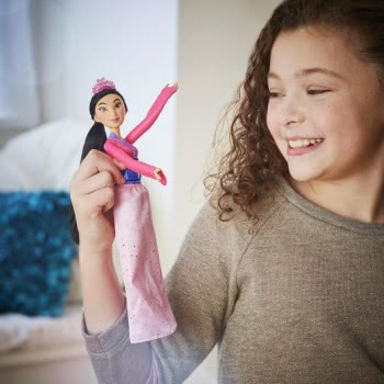 Hasbro Disney Princess Royal Shimmer Mulan Doll, Κούκλα Μόδας Με Φούστα Και Αξεσουάρ F0883 / F0905 5010993786169