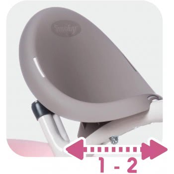 Smoby Baby Balade Pink Plus Τρίκυκλο Ροζ 741401 3032167414014