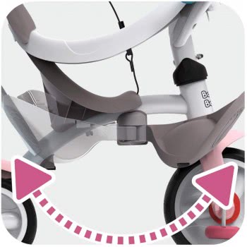 Smoby Triciclo Baby Balade Rosa 741401 3032167414014