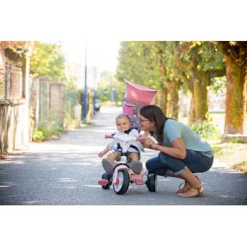 Smoby Baby Balade Pink Plus Τρίκυκλο Ροζ 741401 3032167414014