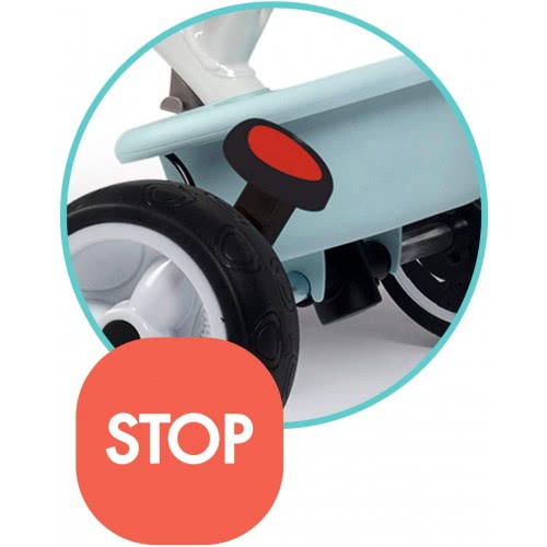 Smoby Baby Balade Blue Plus Τρίκυκλο Μπλε 741400 3032167414007