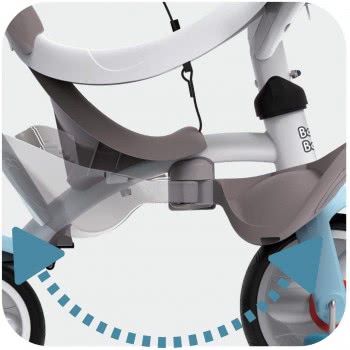 Smoby Baby Balade Blue Plus Τρίκυκλο Μπλε 741400 3032167414007
