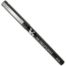 PILOT BX V5 Black Hi-Tecpoint Extra Fine Rollerball Pen 0.5Mm Nib Tip 0.3Mm Line Width BX-V5B 4902505085680