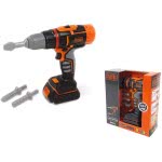 Smoby Black And Decker Electronic Drill Τρυπάνι Γκρι Και Πορτοκαλί Χρώμα 360197 3032163601975
