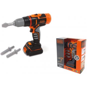 Smoby Black And Decker Electronic Drill 360197 3032163601975