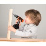 Smoby Black And Decker Electronic Drill Τρυπάνι Γκρι Και Πορτοκαλί Χρώμα 360197 3032163601975