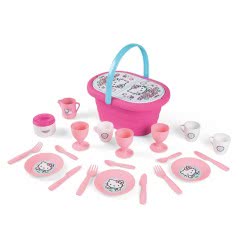 Smoby Hello Kitty Picnic Basket With 20 Accessories 310535 3032163105350