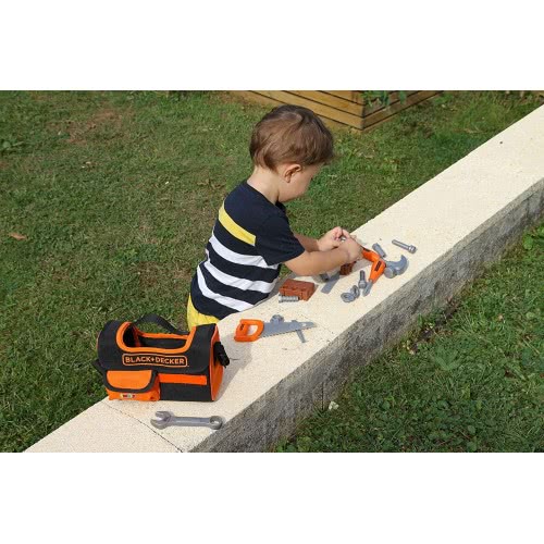 Smoby Black And Decker Fabric Tool Case 360142 3032163601425