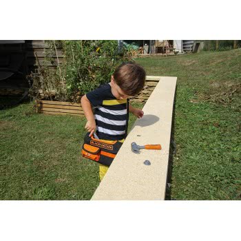 Smoby Black And Decker Fabric Tool Case Υφασμάτινη Τσάντα Εργαλείων 360142 3032163601425