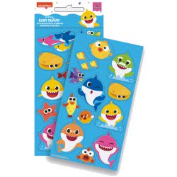 GIM Sticker Shining Baby Shark Αυτοκόλλητα 775-12033 5204549133815