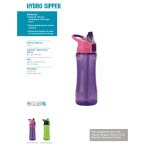 eco life Water Canteen Smash Tritan 600Ml - Purple Hydro 33-SMA-23619 9325448162532